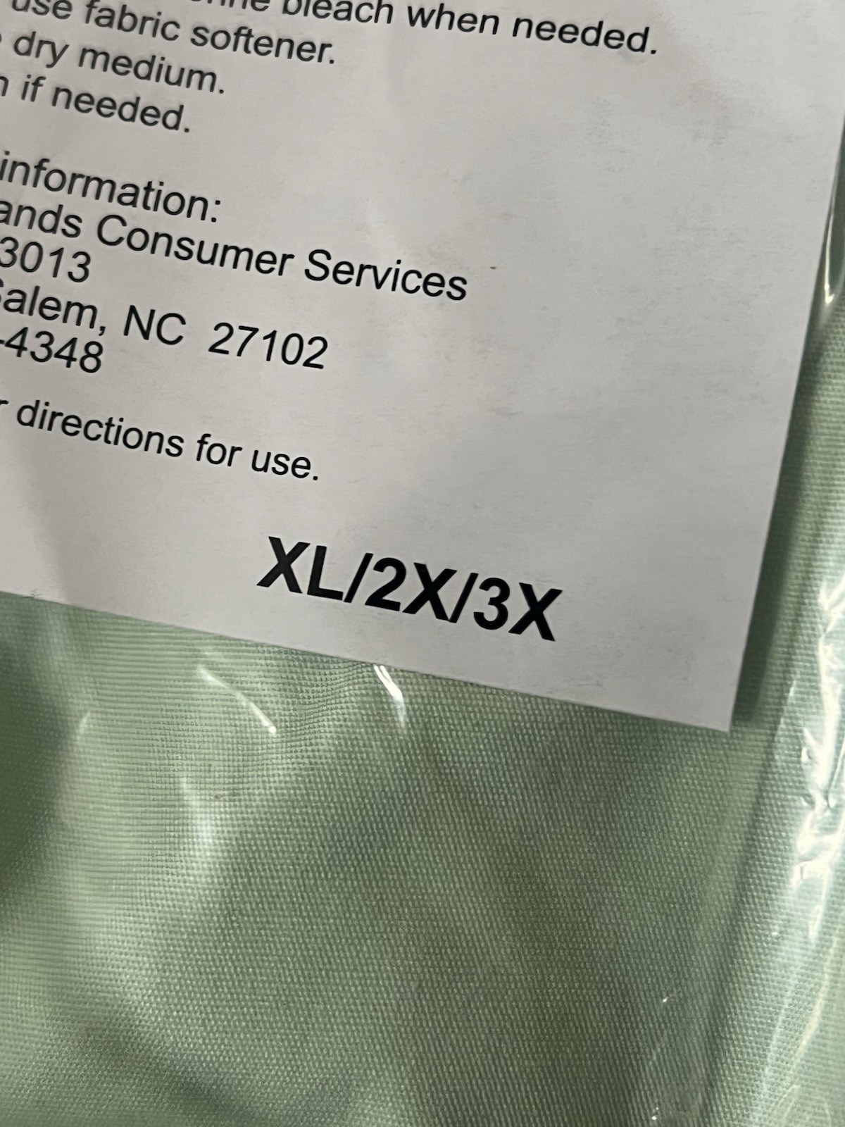 NEW Surgical Hospital Gown washable/reusable RN15763 New ONE SIZE Xl 2x 3x Mint