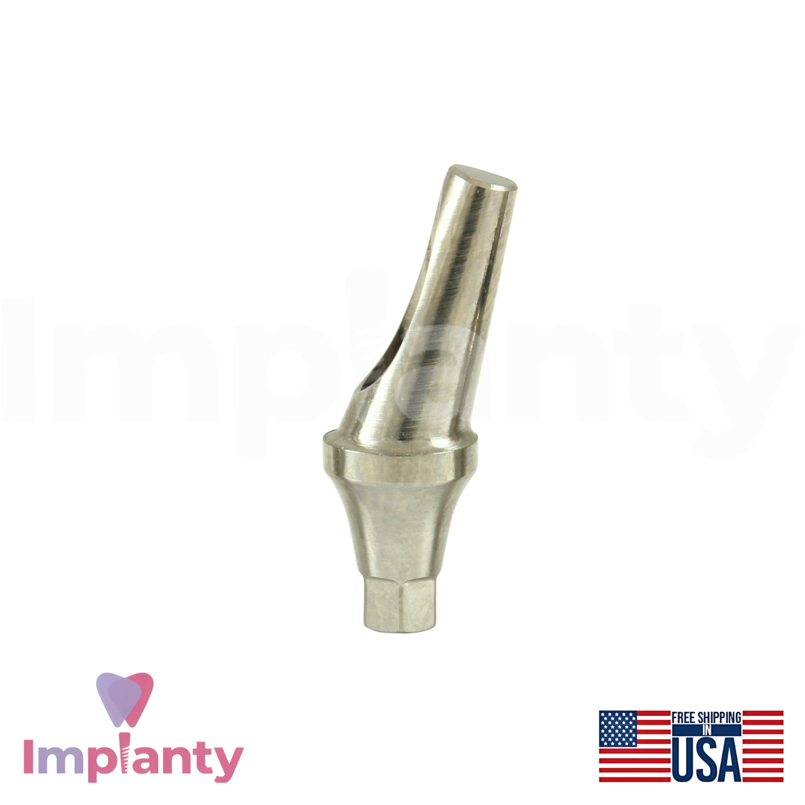0sstemTS Compatible Mini Platform Angled Anatomic Dental Prosthetic 17°