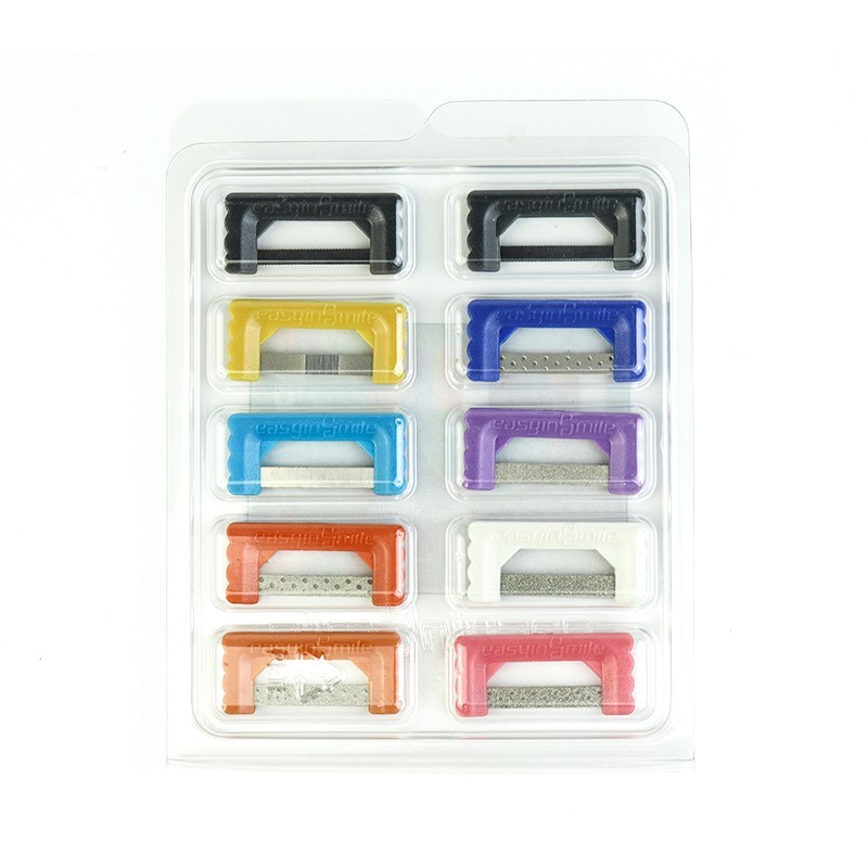 Orthodontic Interproximal Reduction Strips Dental IPR System Kit Hand 10Pcs/Set
