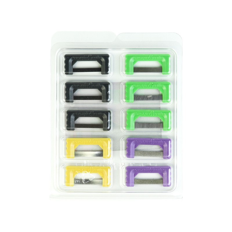 Orthodontic Interproximal Reduction Strips Dental IPR System Kit Hand 10Pcs/Set
