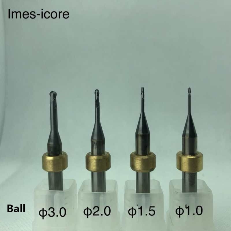 10pcs imes icore 350i-compatible dental milling tools for metal, Round
