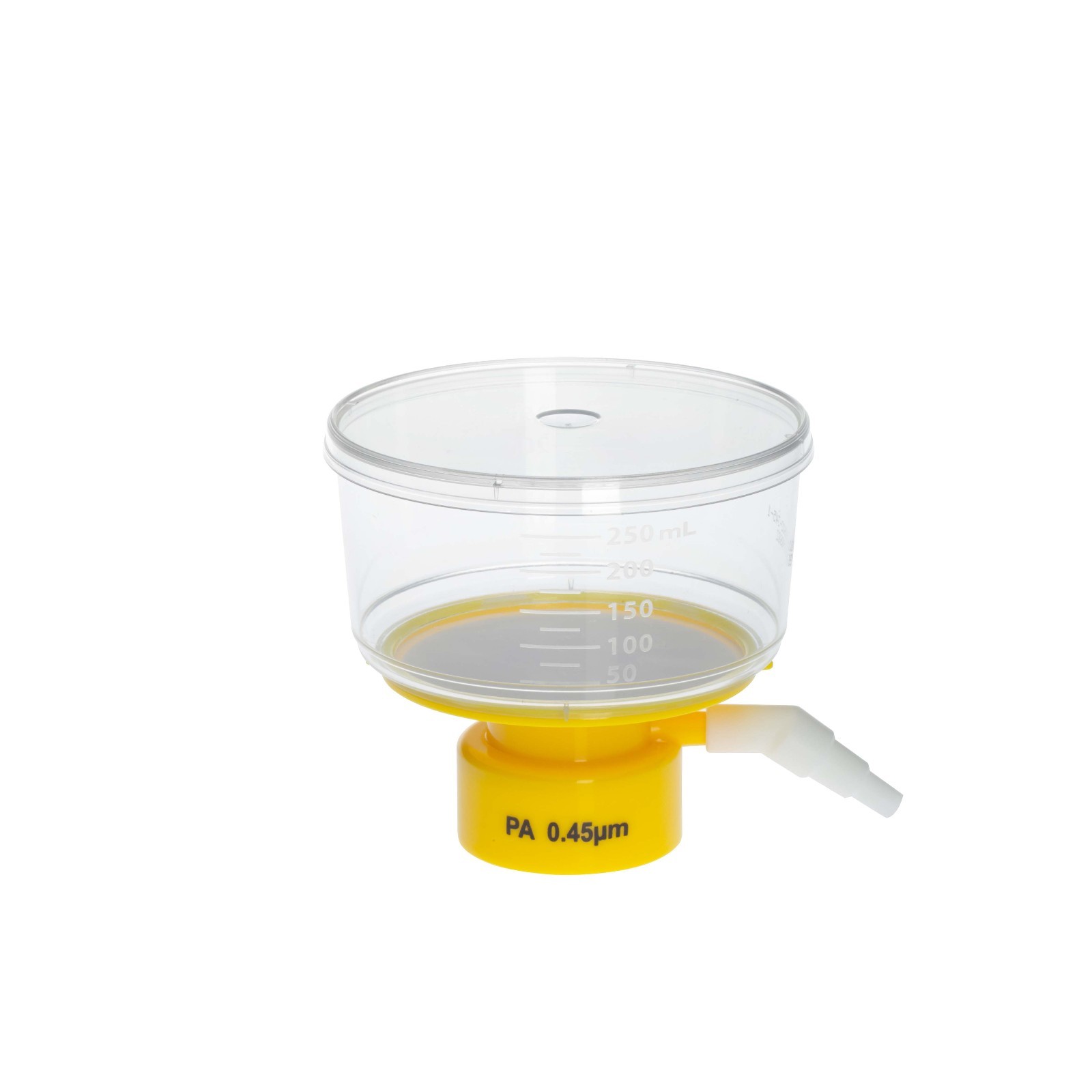 CELLTREAT 250mL Bottle Top Filter, Nylon, 0.45, 90mm, 24/Case, Sterile, #229732