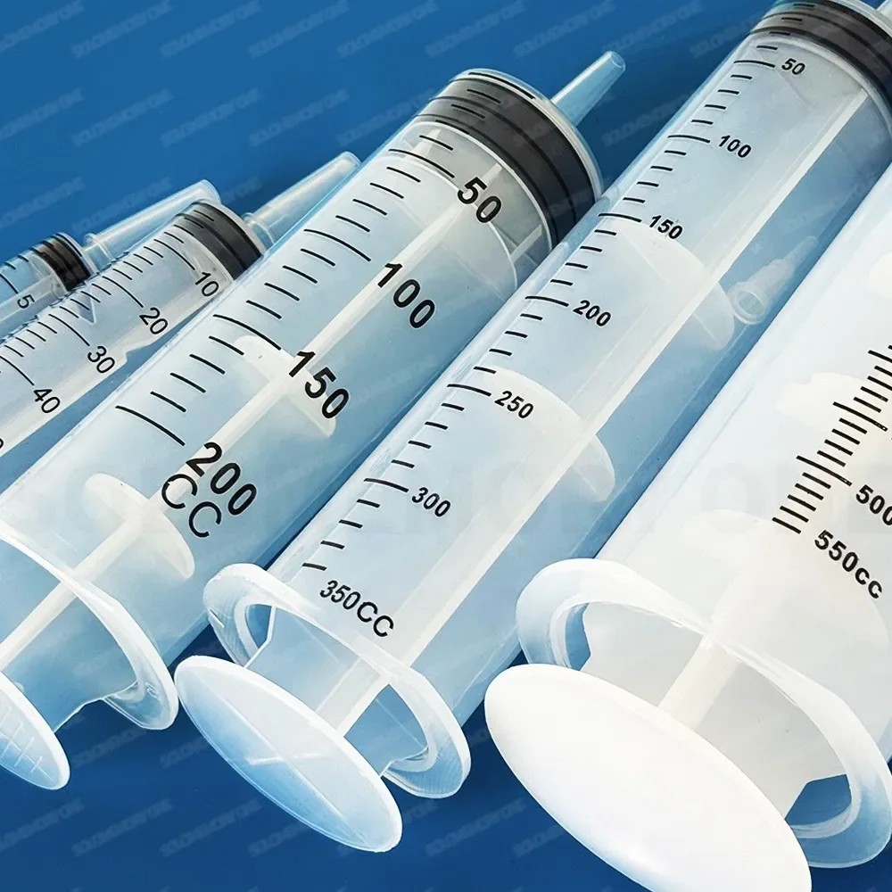 Syringe Hydroponics Nutrient Measuring Syringe Reusable Big 60-350ML