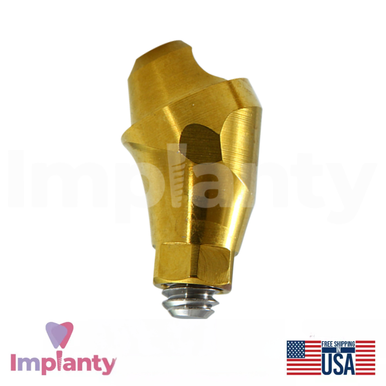 2x Angled Multi Unit 1.6 Dental Kit 30° Active Hex Conical Connection RP