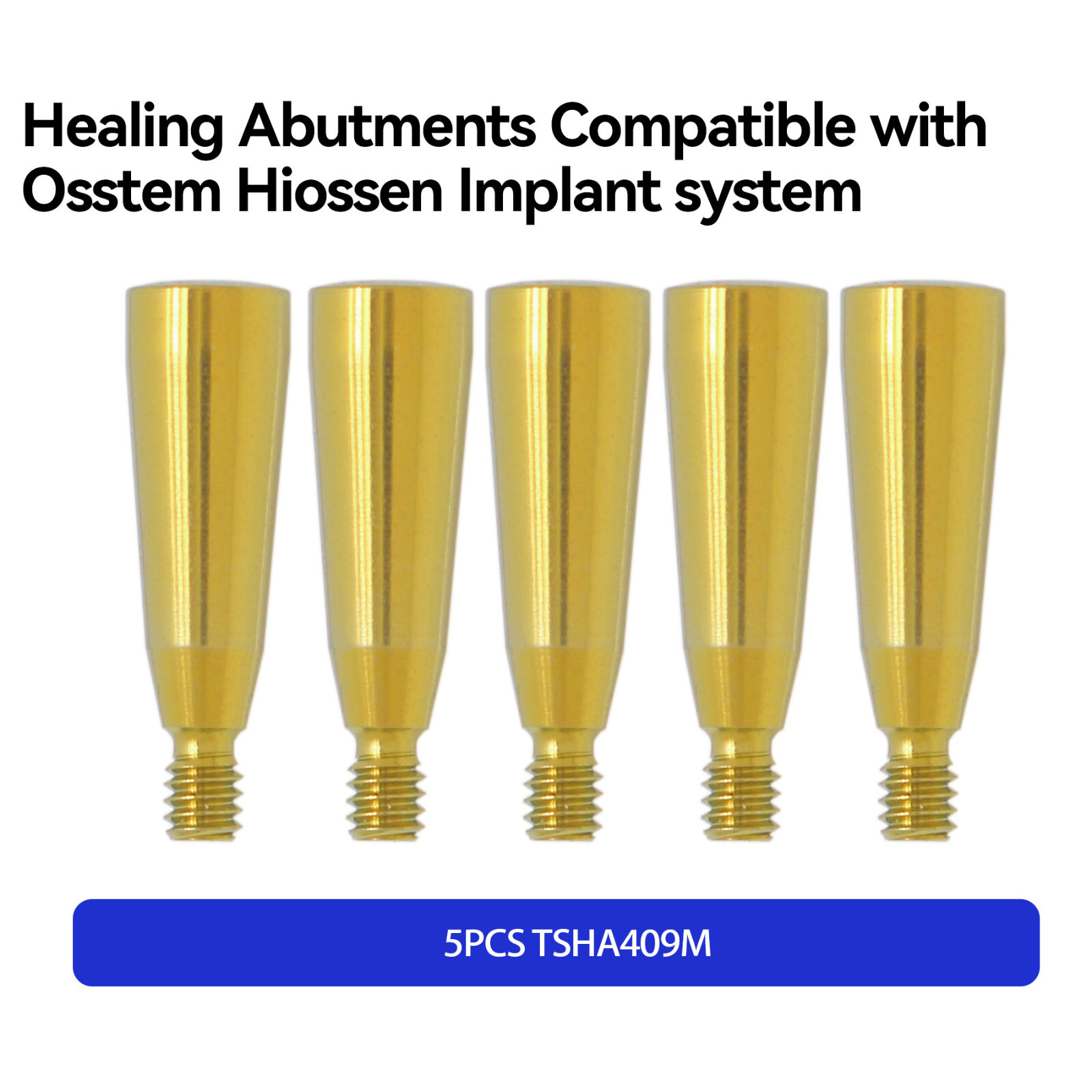 Dental Healing Abutment Cover Screw Mini Platform Fit Osstem Hiossen 4.0/4.5mm