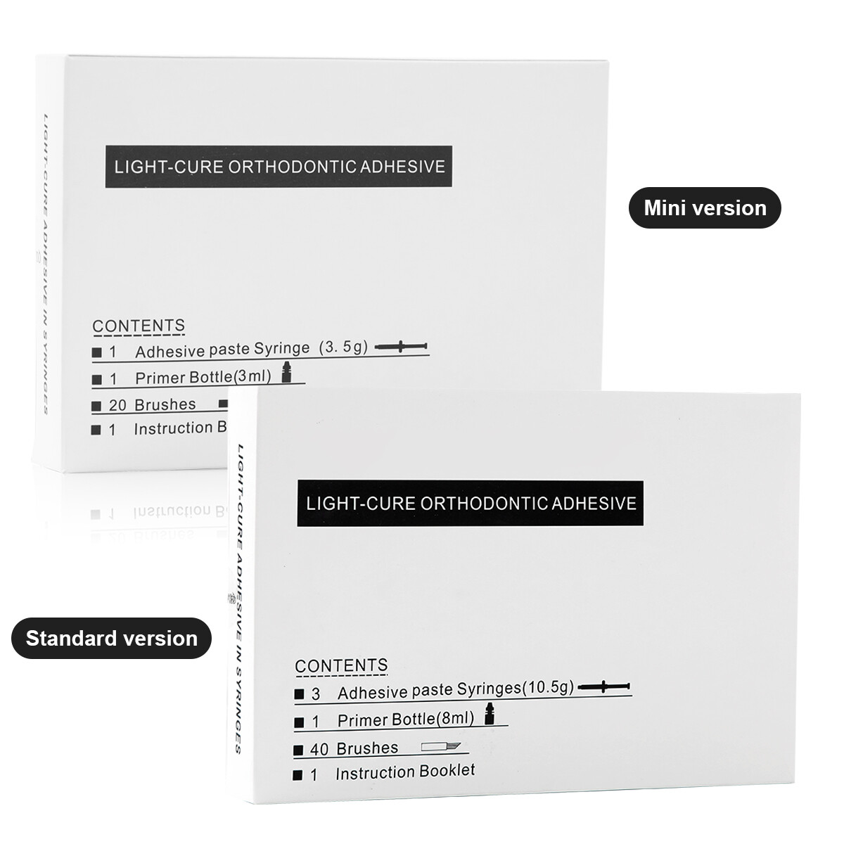 Brackets de ortodoncia dental Brackets Light-Cure Adhesivo Resina Gel Kit