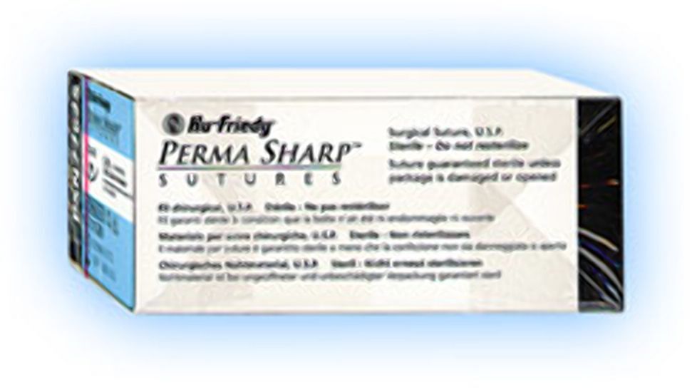 Perma Sharp 3/0, 18″ Silk Black Suture