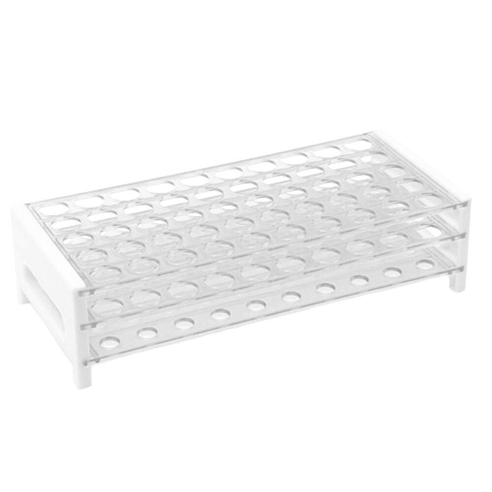 Test Tube Rack, Plastic, 12/13mm, 50 Holes, Karter Scientific 208V2 (Single)