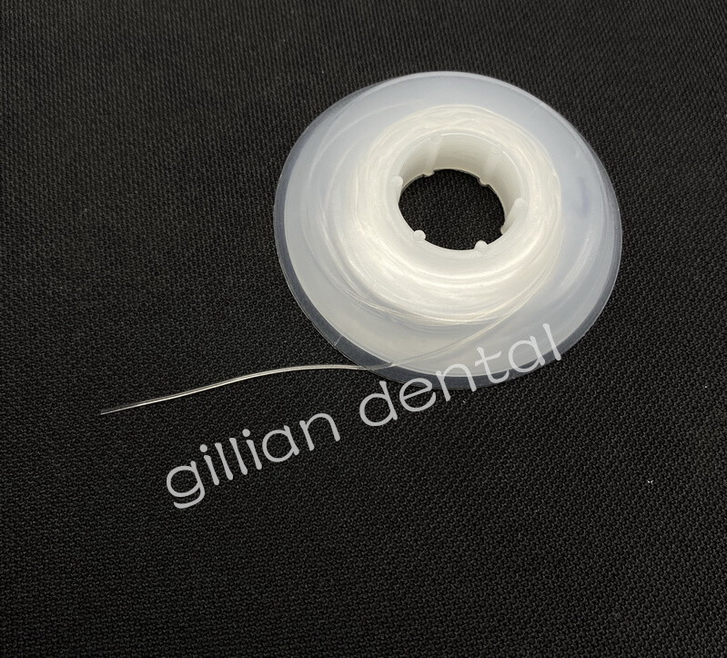 3 Rolls x7m Dental Orthodontics Powerful Solid Elastic Thread 0.03″ Transparent
