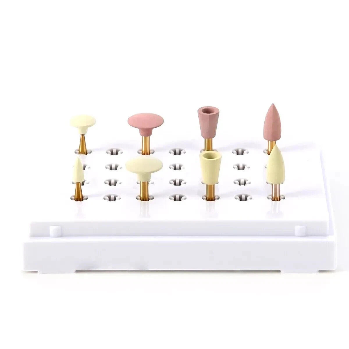 8 Pcs/Kit Dental Contra Angle Grinding Polishing Kit Zirconia Diamond Polisher