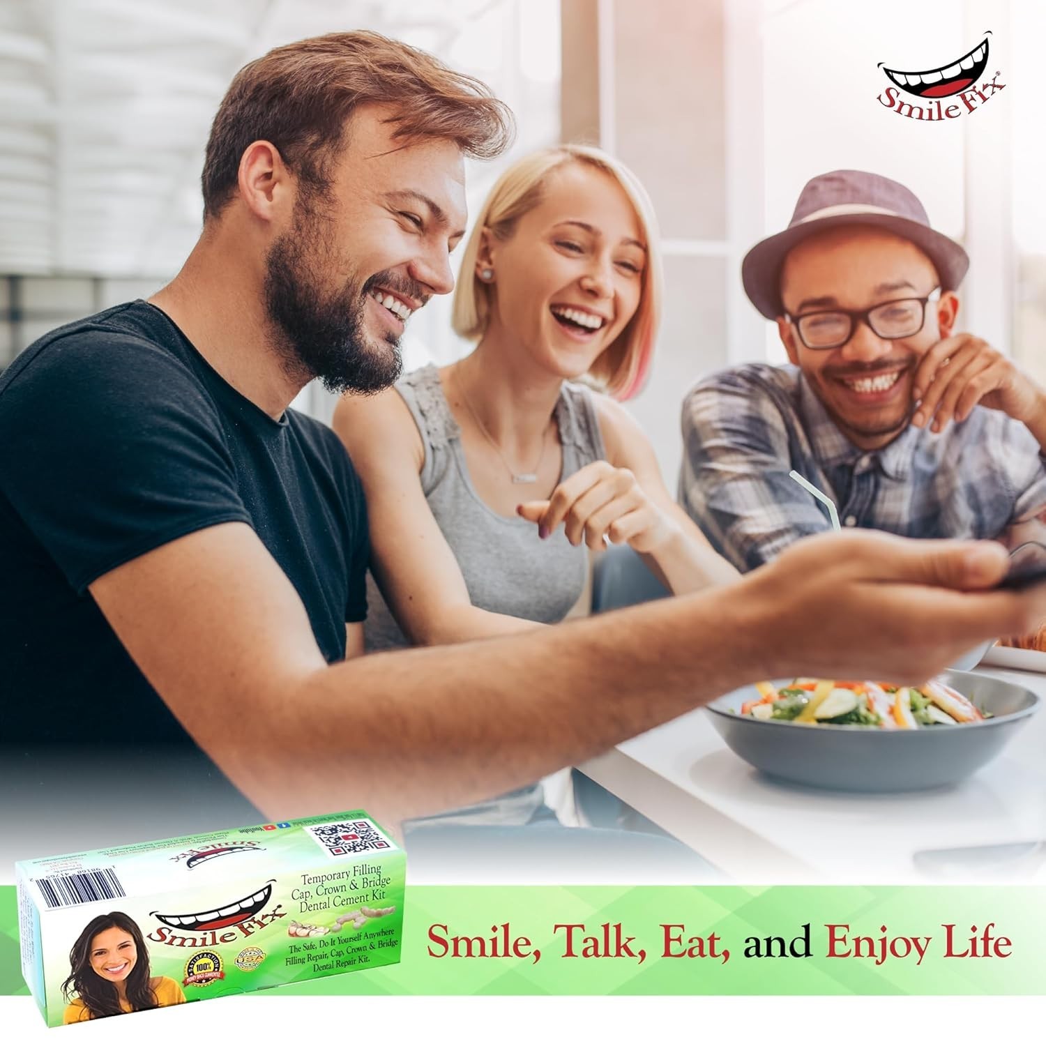 Filling, Cap, Crown & Bridge Dental Repair Kit – Sturdy Zinc Oxide & Eugenol …
