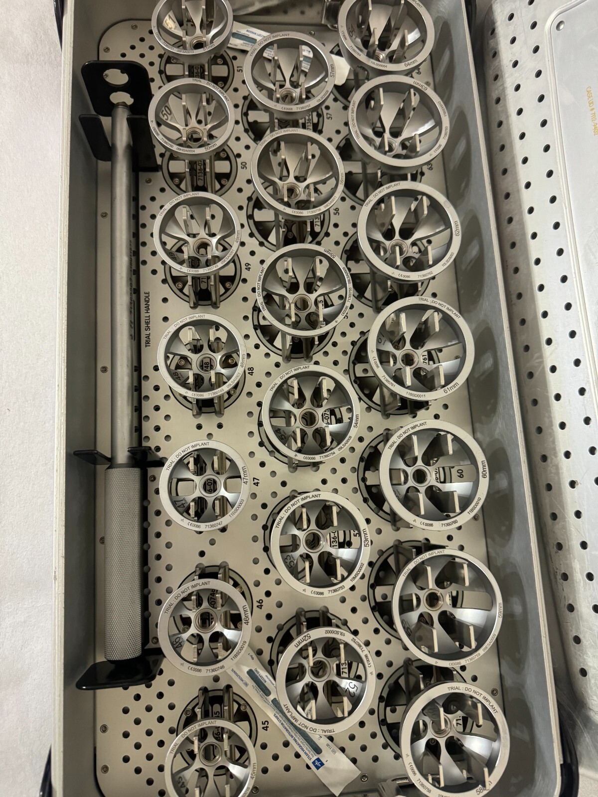 SMITH & NEPHEW R3 TRIAL SHELL TRAY