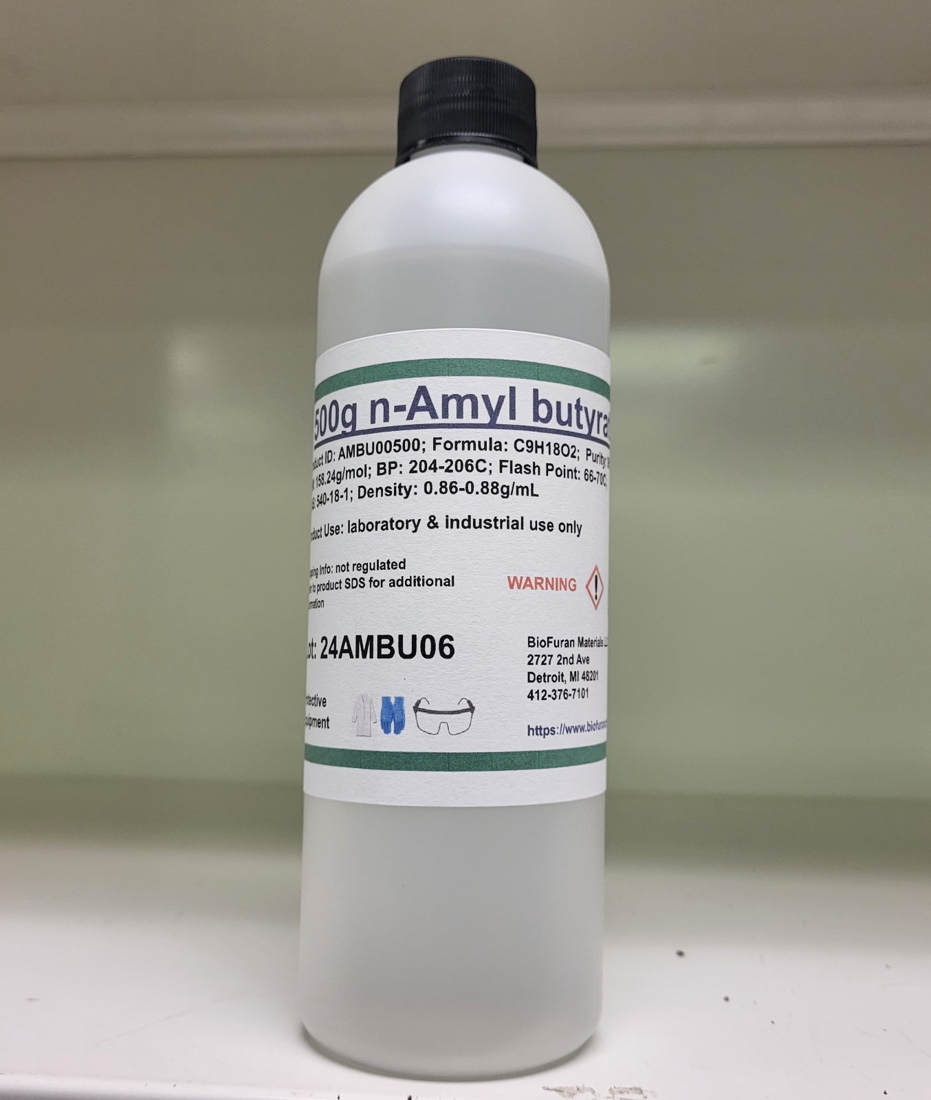 Amyl butyrate, CAS 540-18-1