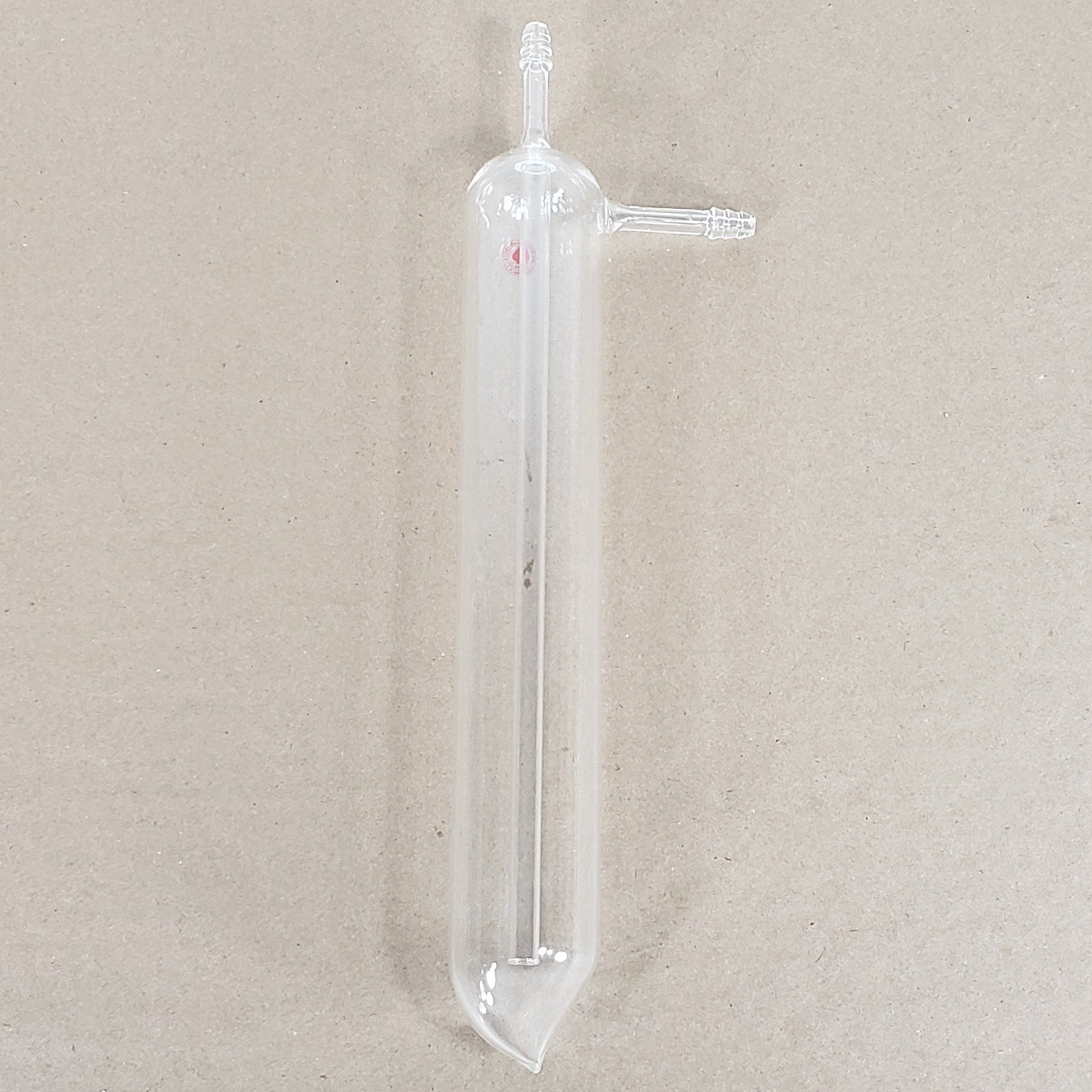 Ace Glass Inc. Large Jacketed Cold Finger Straight Barbed Top and Side Joints
