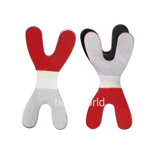 72 Sheets/Box Dental Articulating Paper Horseshoe Form Thick Type 100um Red Blue
