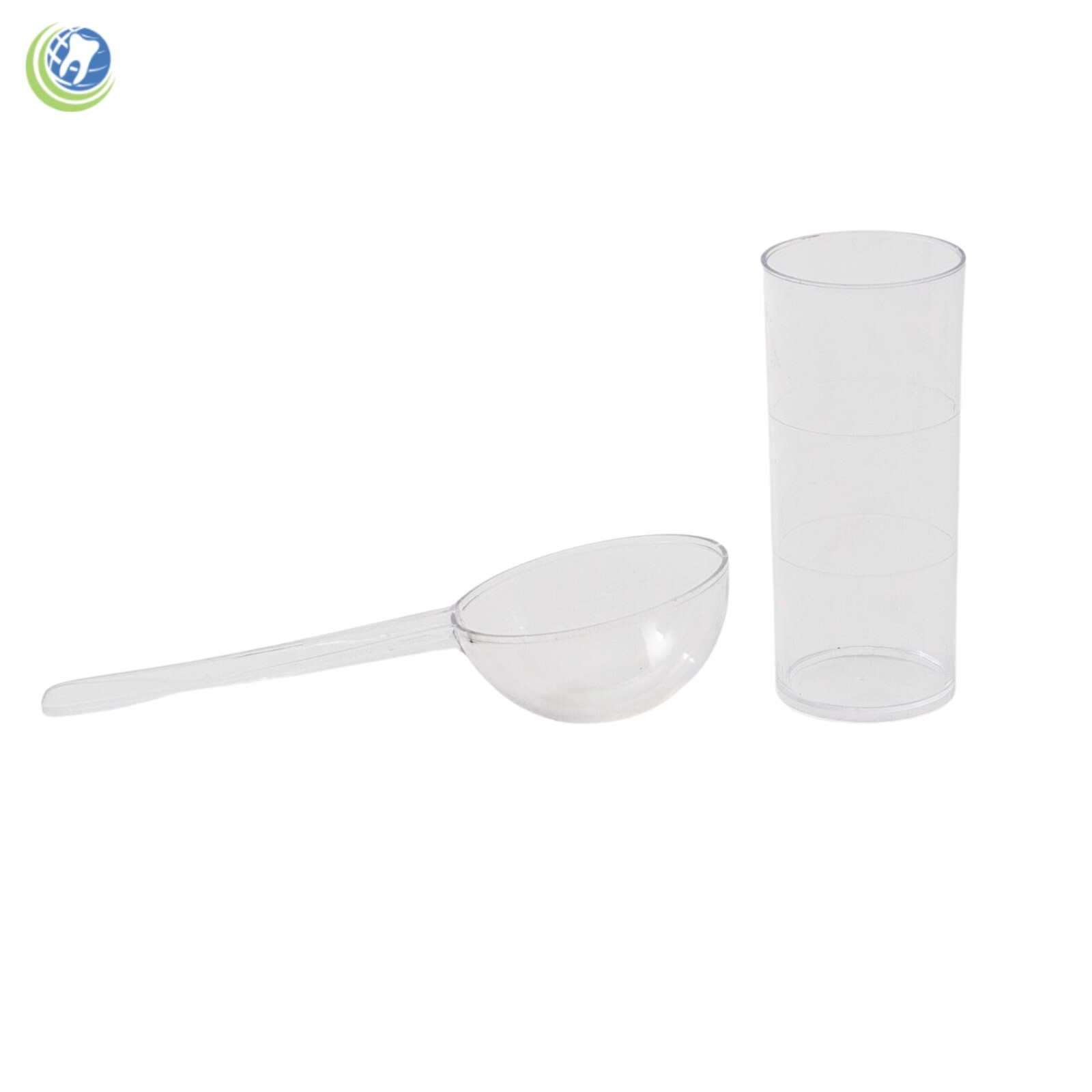 3 X ALGINATE IMPRESSION MATERIAL MEASURING POWDER SCOOP & LIQUID CYLINDER TUBE