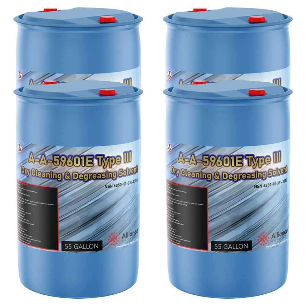 A-A-59601E Type III – 4 x 55 Gallon Drums