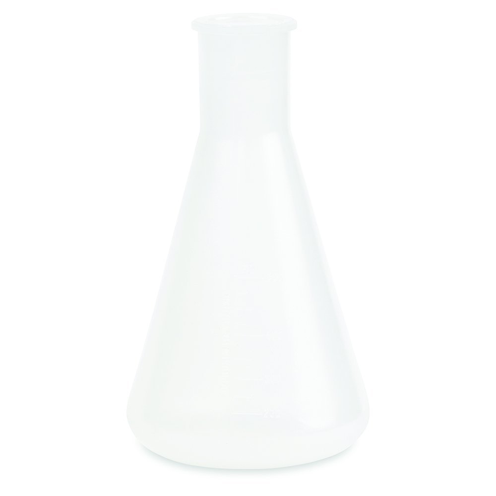 500ml Graduated Conical Erlenmeyer Flask, PP, No Cap, Karter Scientific 230C4