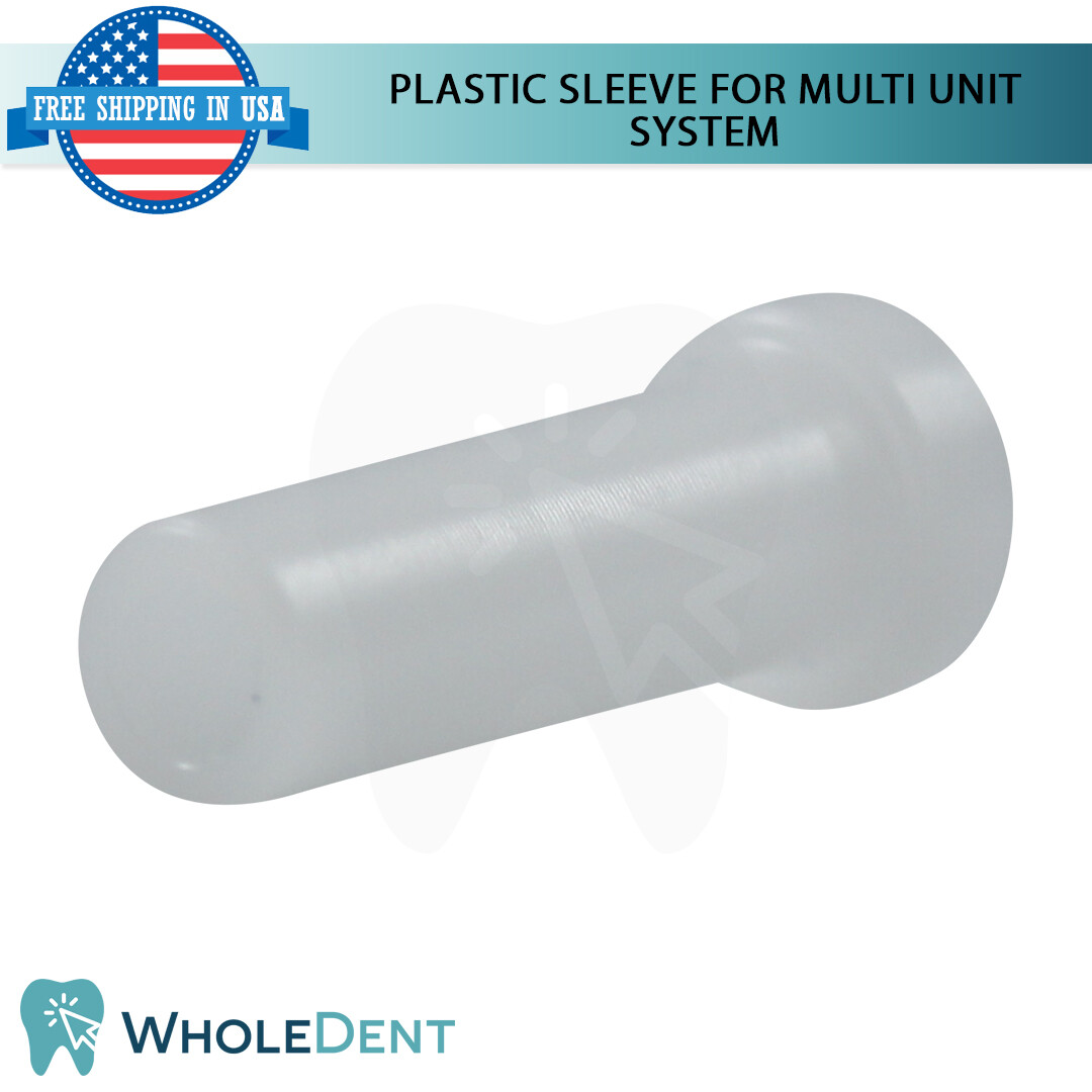 5x Angulated 17° Multi Unit 1.6 Prosthetic Plastic Sleeve Set Slim Int Hex 2mm