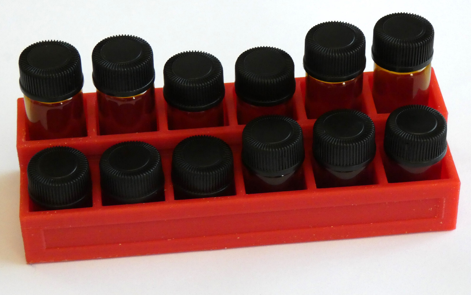 Plastic Rack For 1 ml to 30 ml Vials Bottles Diameter 11 to 40 mm Display Stand