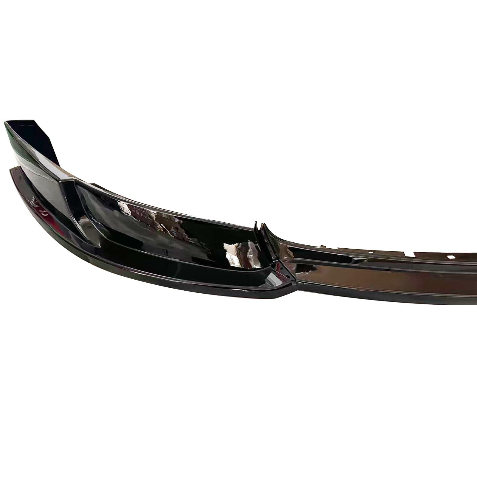 RTR Style Front Bumper Lip Splitter for 2013-2014 Mustang V6 GT Gloss Black ABS