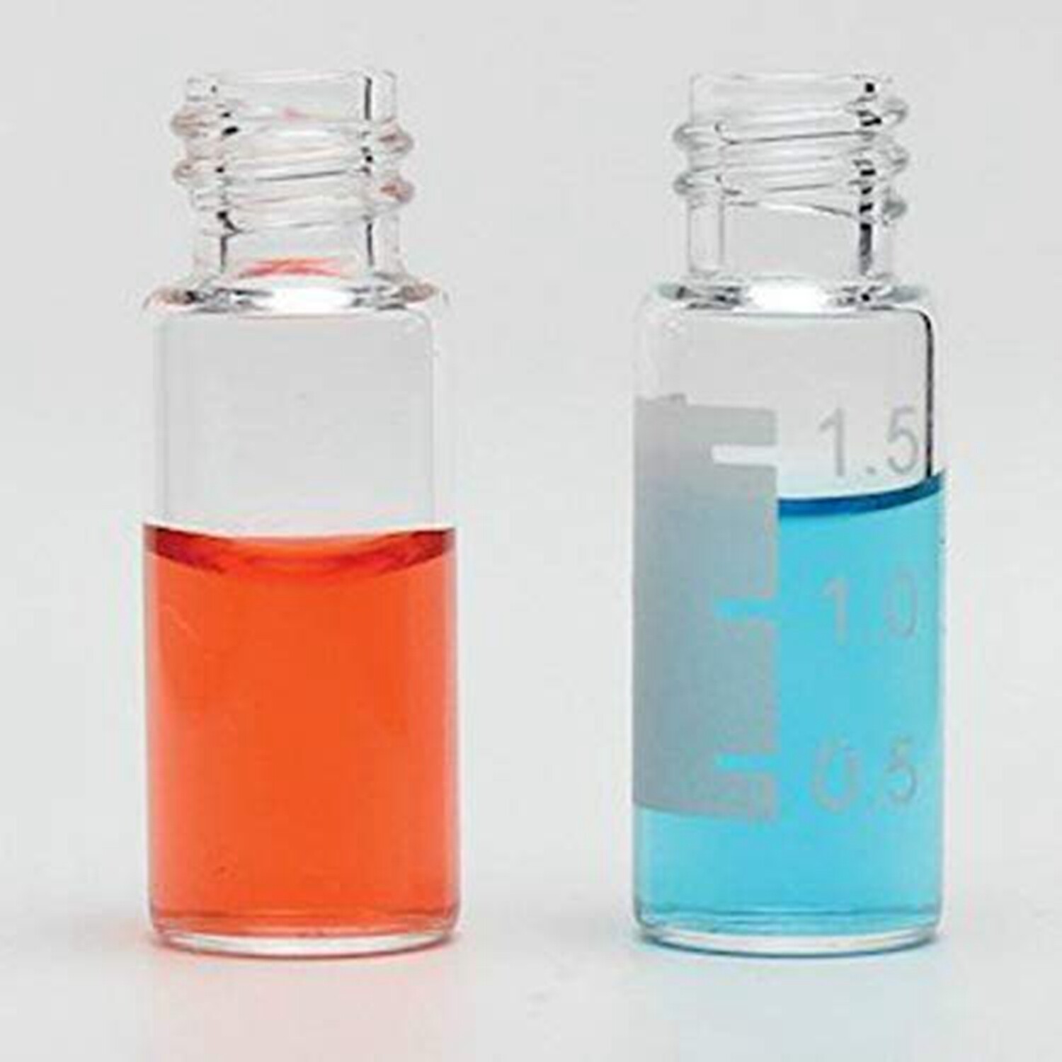 3000PCS 2ml Autosampler HPLC Clear Vials Writing Area 9-425 Screw Cap PTFE Septa