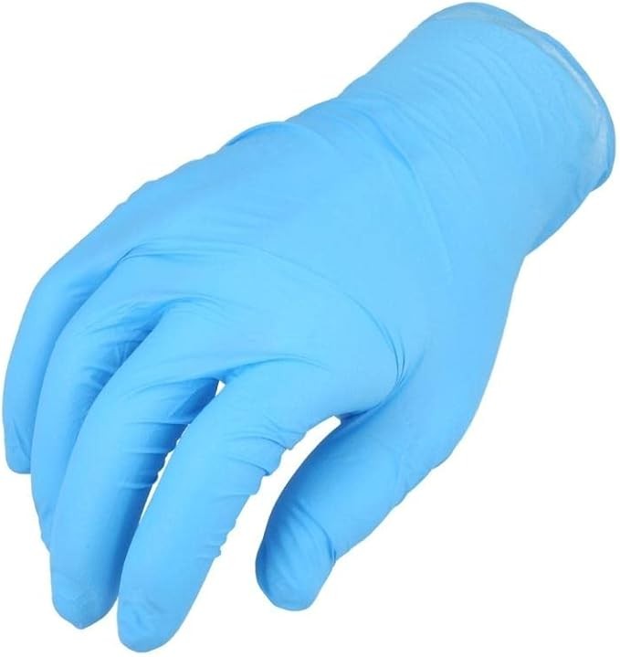 2000 Gloves Blue Industrial Nitrile Gloves Powder Free 5 Mil 2XL
