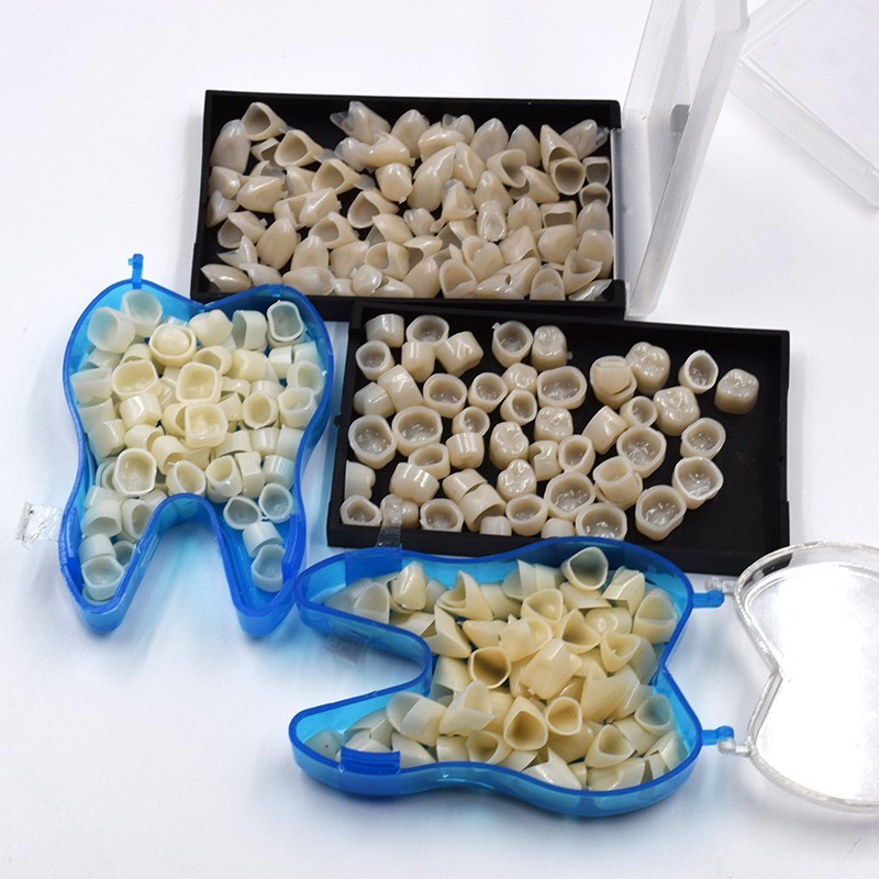 4 Type Dental Oral Temporary Crown Anterior/Posterior Caps Tooth Synthetic Resin