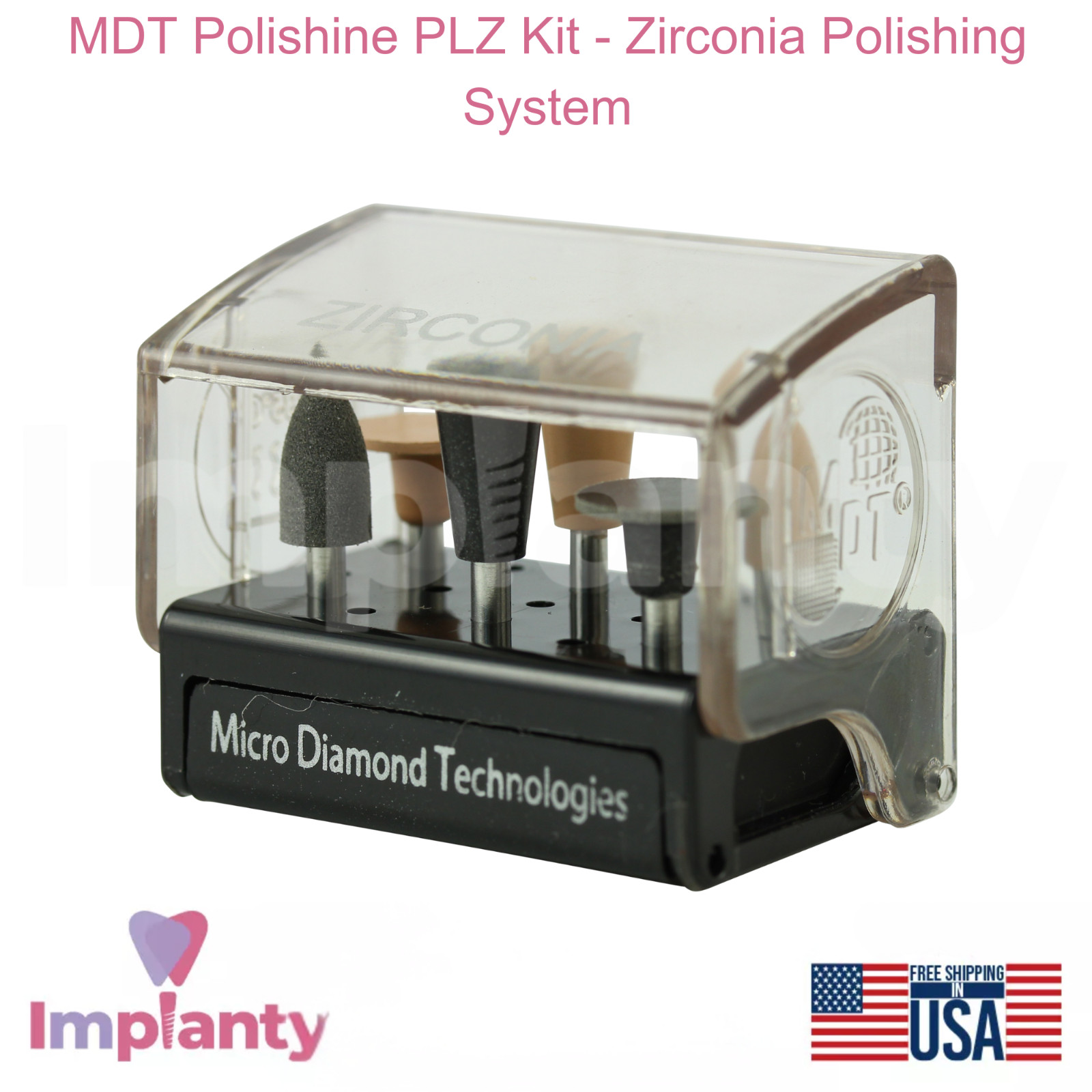MDT Polishine PLU Kit Universal Polishing System Refine & Enhances Restorations