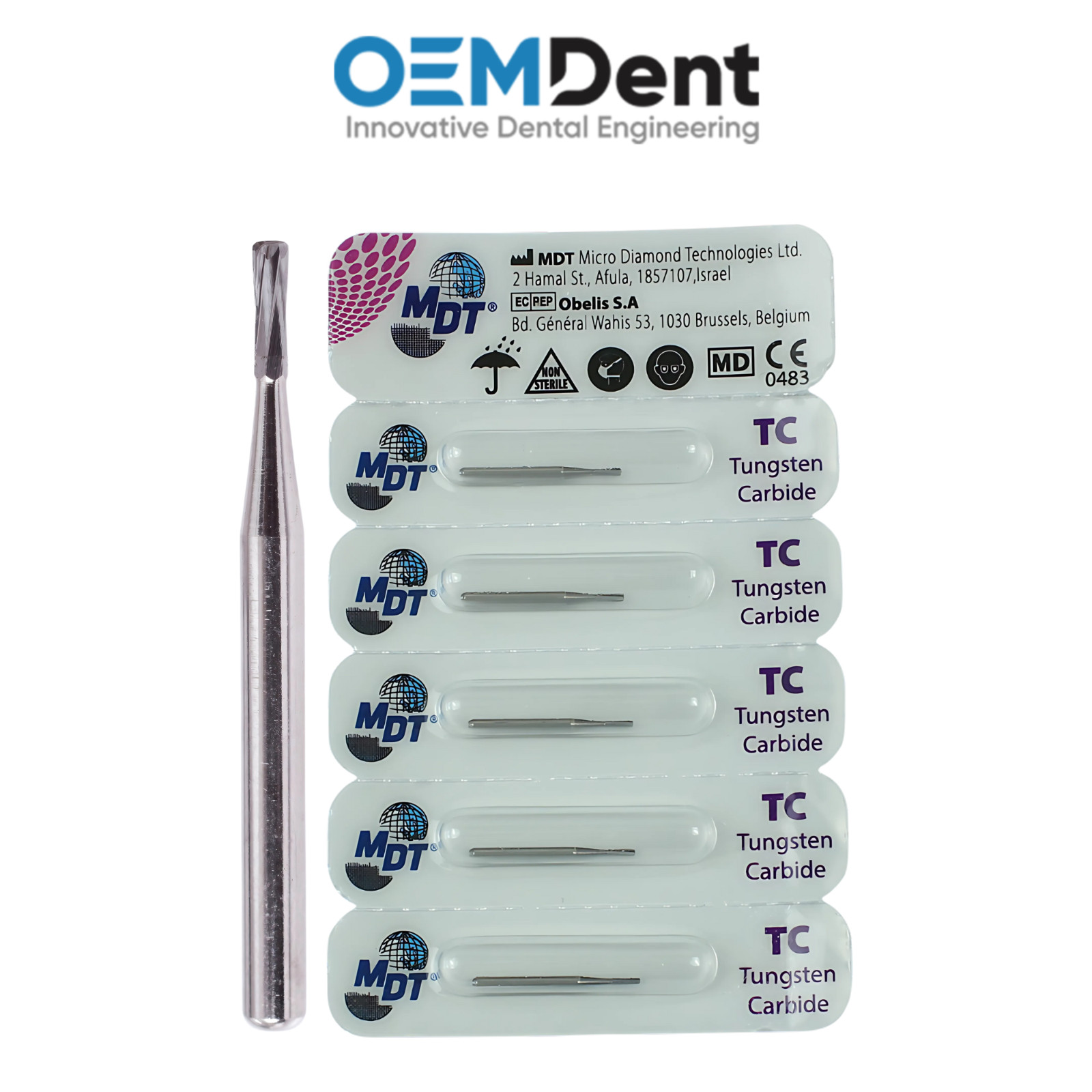 MDT Amalgam Prep FG Carbide Burs Shaping Cavity Walls L19.0mm Restorations