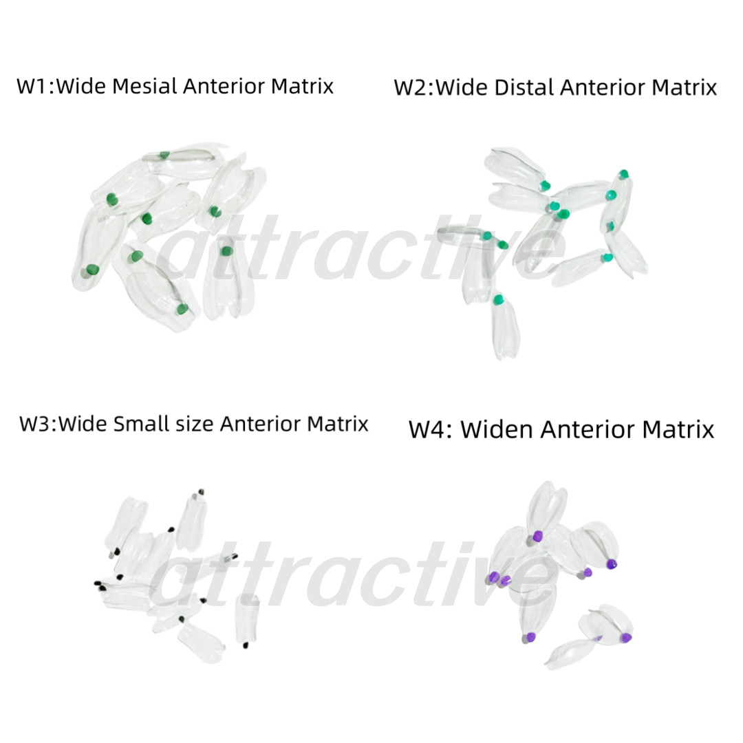 Dental Clear Matrix Anterior Posterior Restorative BT Bow Matrices Fit BioClear