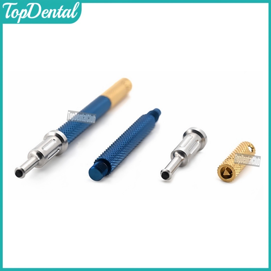 Dental Retention Cap Insertion Locator Core Tool Overdenture Abutment Fit OSSTEM