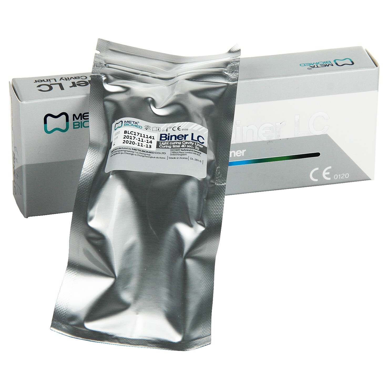 Meta Biomed Biner LC Light Curing Cavity Liner Radiopaque Fluoride Releasing