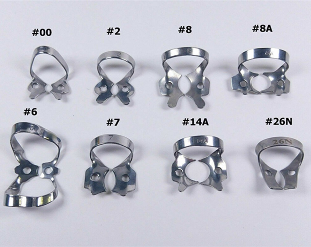 Clamps Wingless Winged Universal Molar Metal Rubber Dam Clamp Stainless Steel