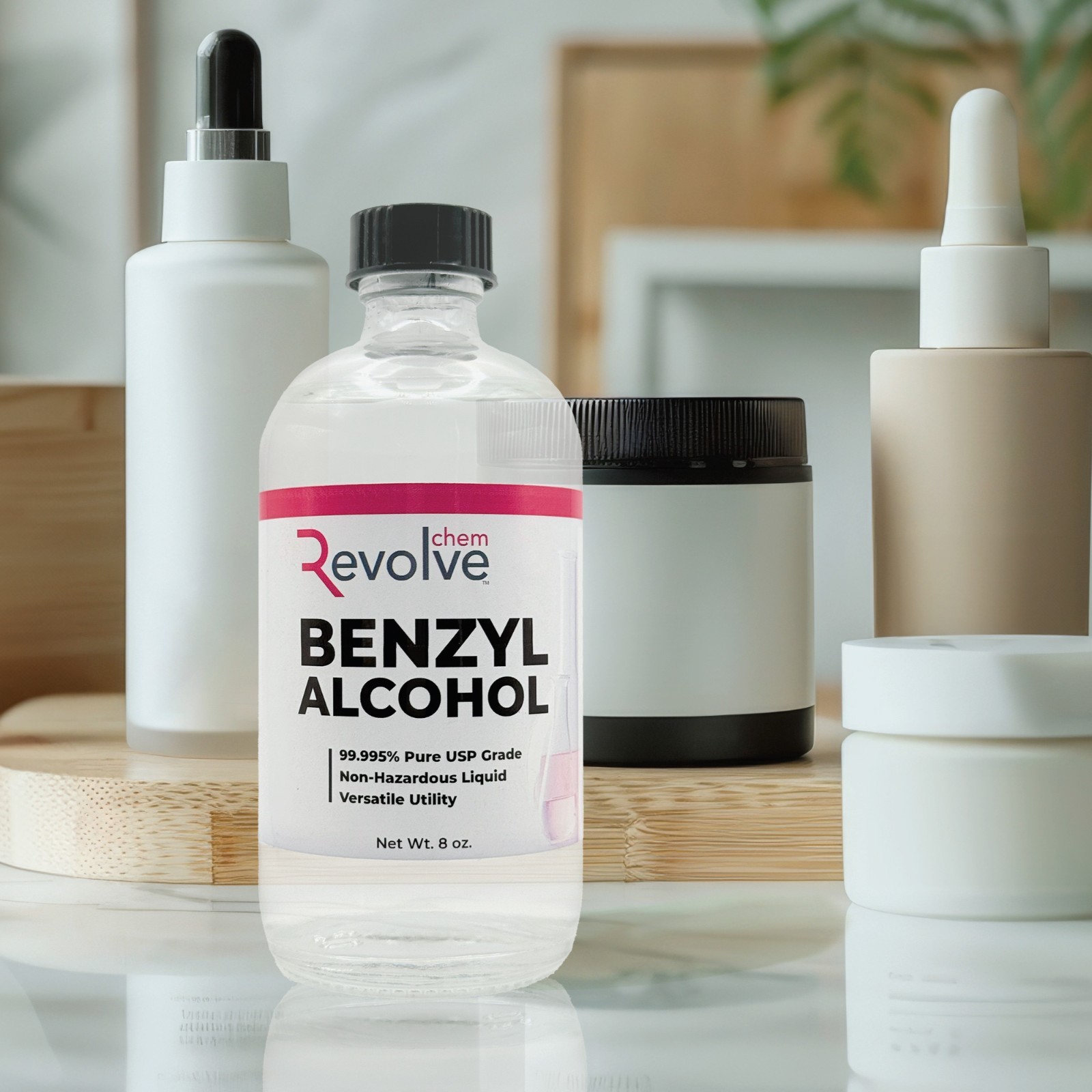 BENZYL ALCOHOL 8 oz. USP Grade in Sterile Glass Bottle