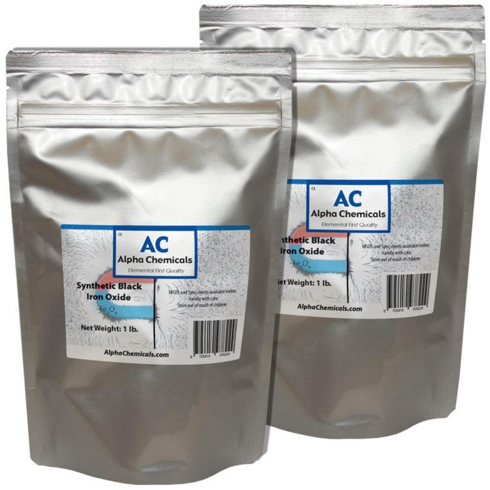 2 lb Synthetic Black Iron Oxide – Fe3O4 – <1 micron particle size
