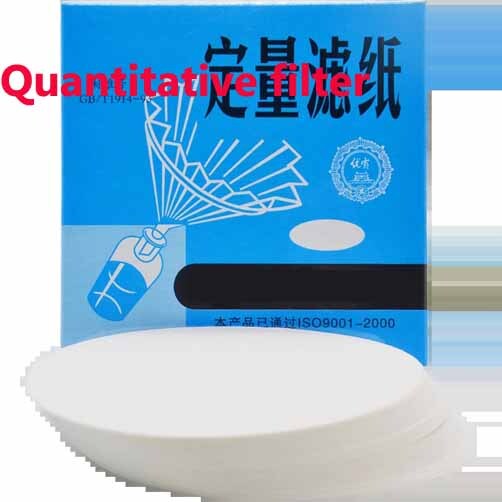 Solutions glassware Lab quantification 100pcs Chemistry Filtration Filter paper