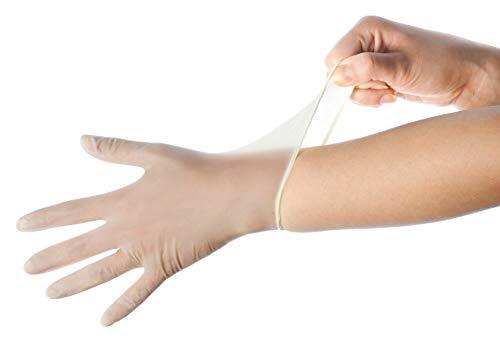 Disposable Plastic Vinyl Clear Gloves Non Sterile Powder Free Latex Free,100Pack