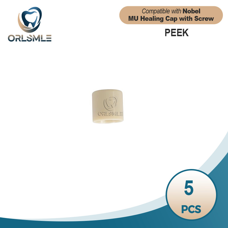 5 pcs Nobel Biocare compatible Healing cap gingiva former with screw