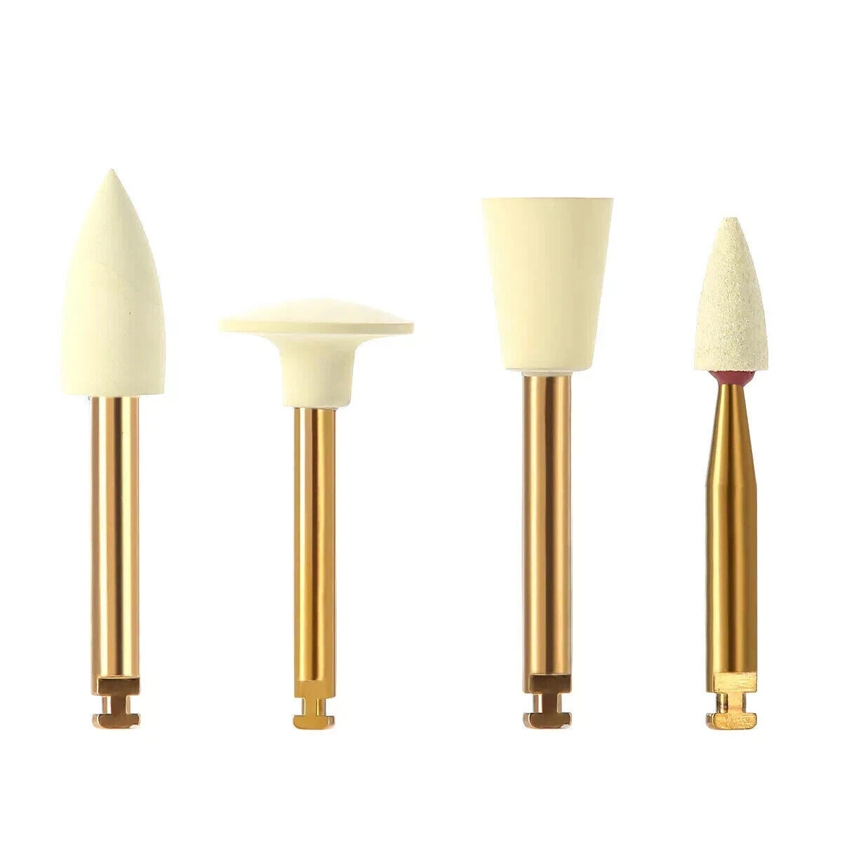 4 Types Dental Contra Angle Ceramic Zirconia Diamond Grinding Polishing Kit
