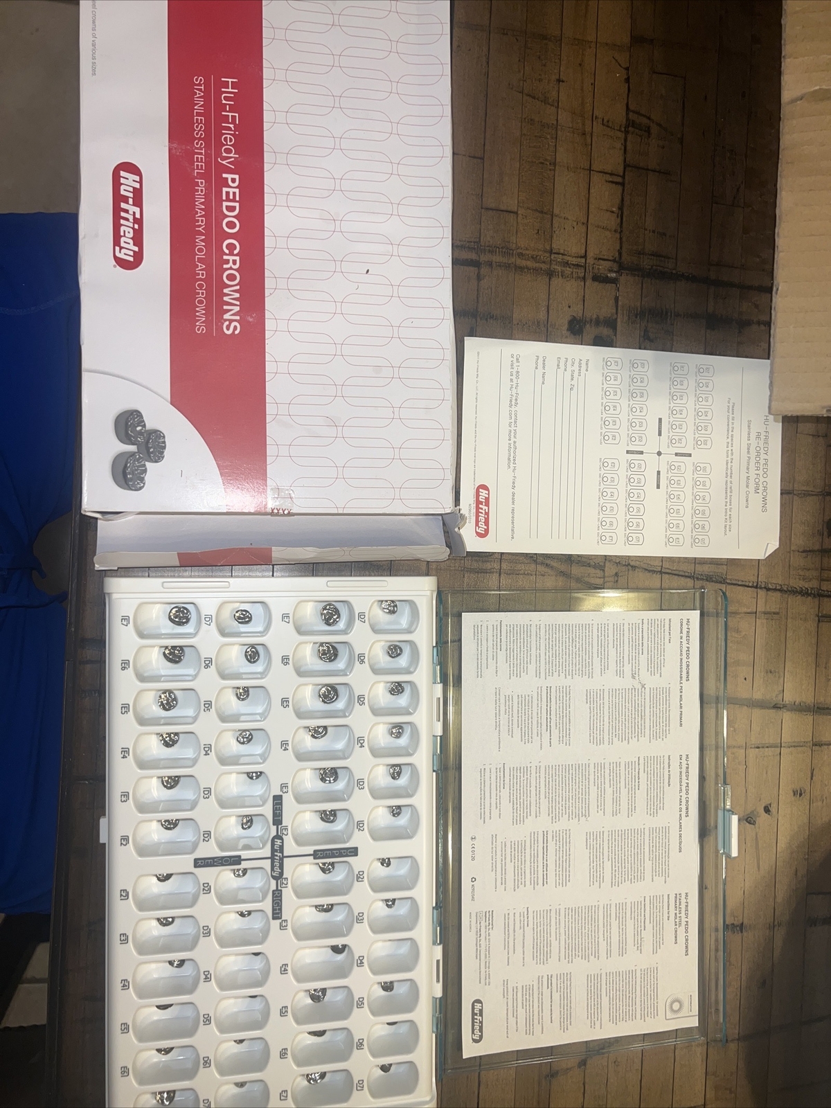 Hu-Friedy Pedo Crowns Introductory Kit 48 crowns (1 of each size) SSC-KIT