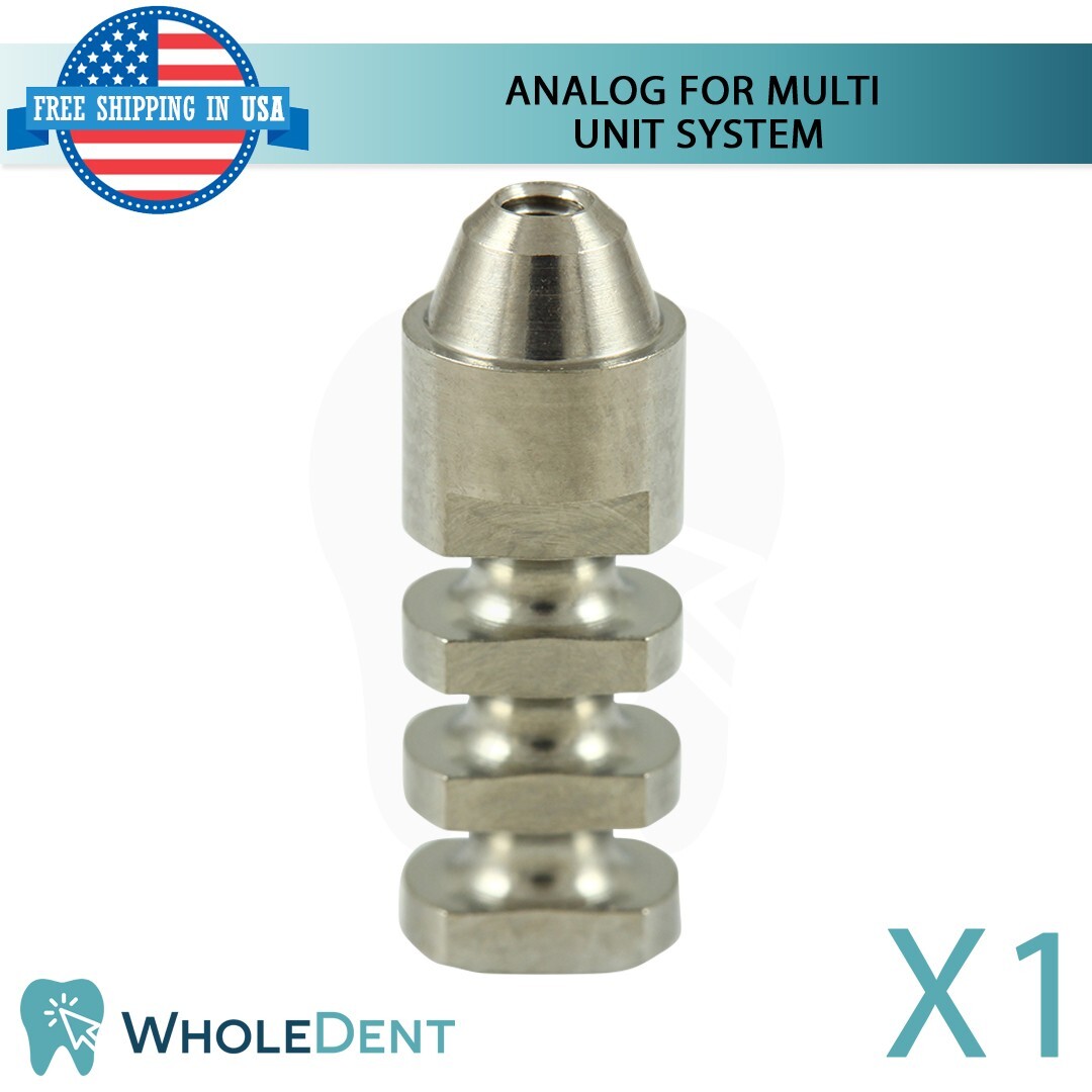 1x Analog For Straight And Angulated Multi Unit 1.6mm Abutment Dental