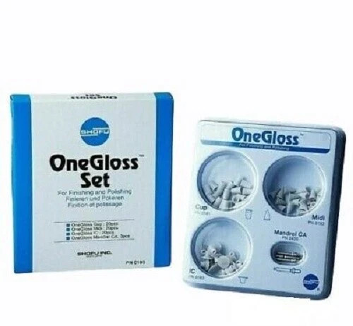 One Step Polish System SHOFU OneGloss Set CA Dental Finishing & Polishing FREE S