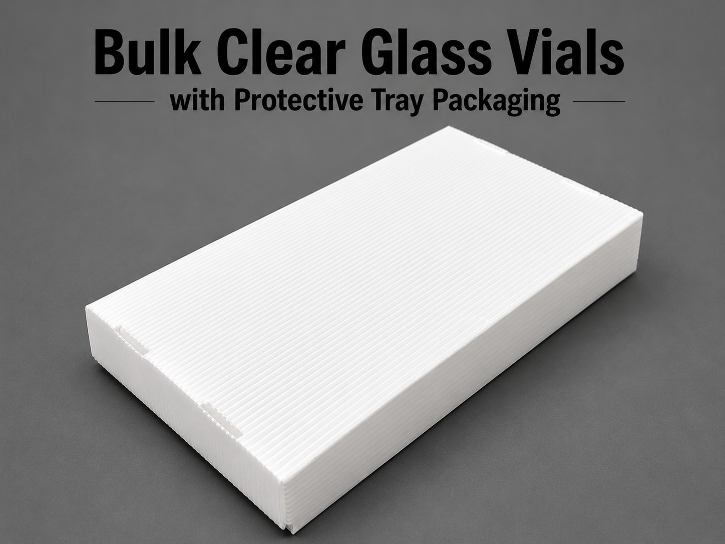 (2400PCS) 10ml Tall Sample Vials Clear Glass Bottle 20mm Crimp Top Headspace G3