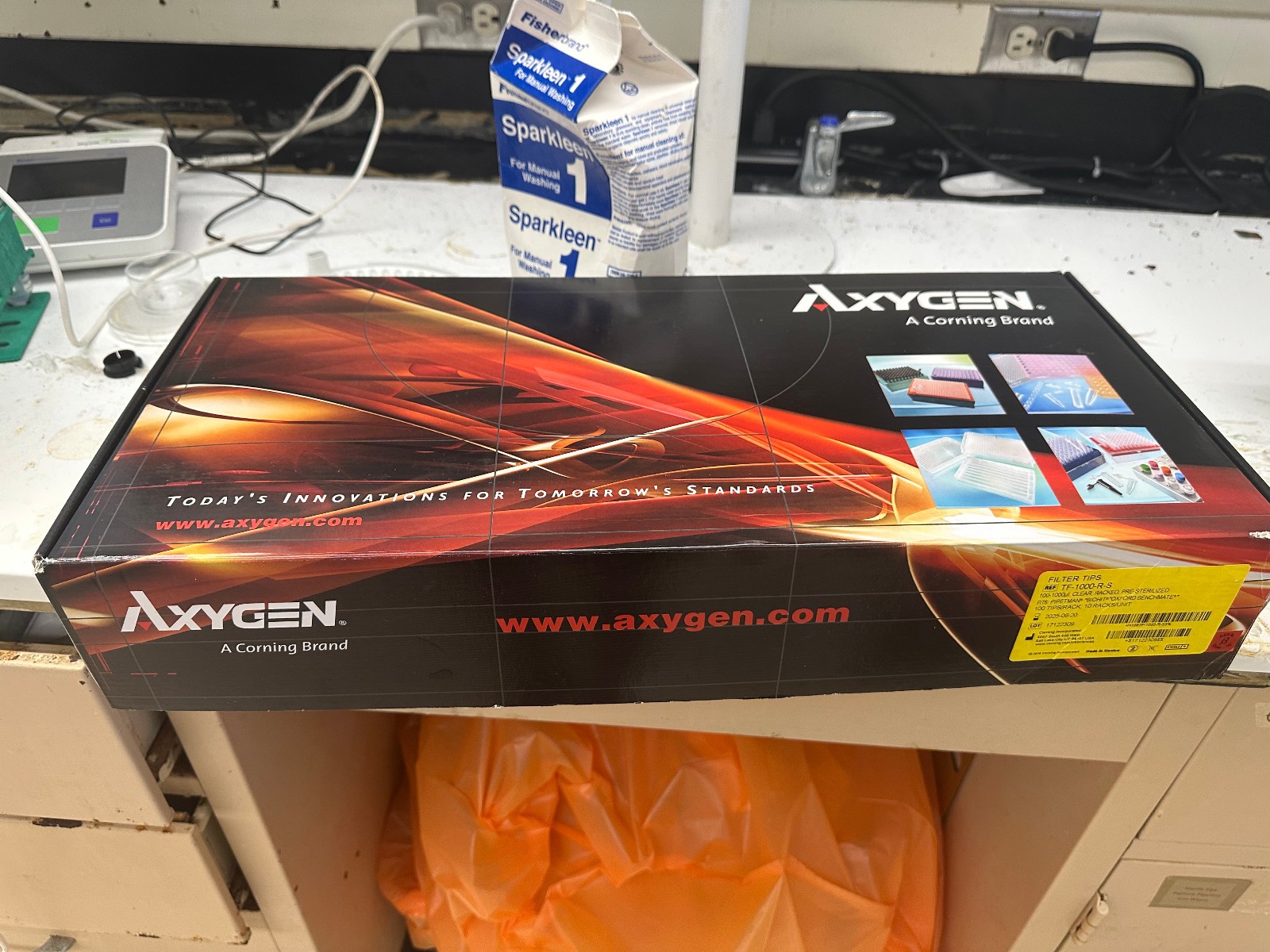 Axygen TF-1000-R-S Filter Pipette Tips 100-1000uL Sterile 10,000 Tips Sealed Lot