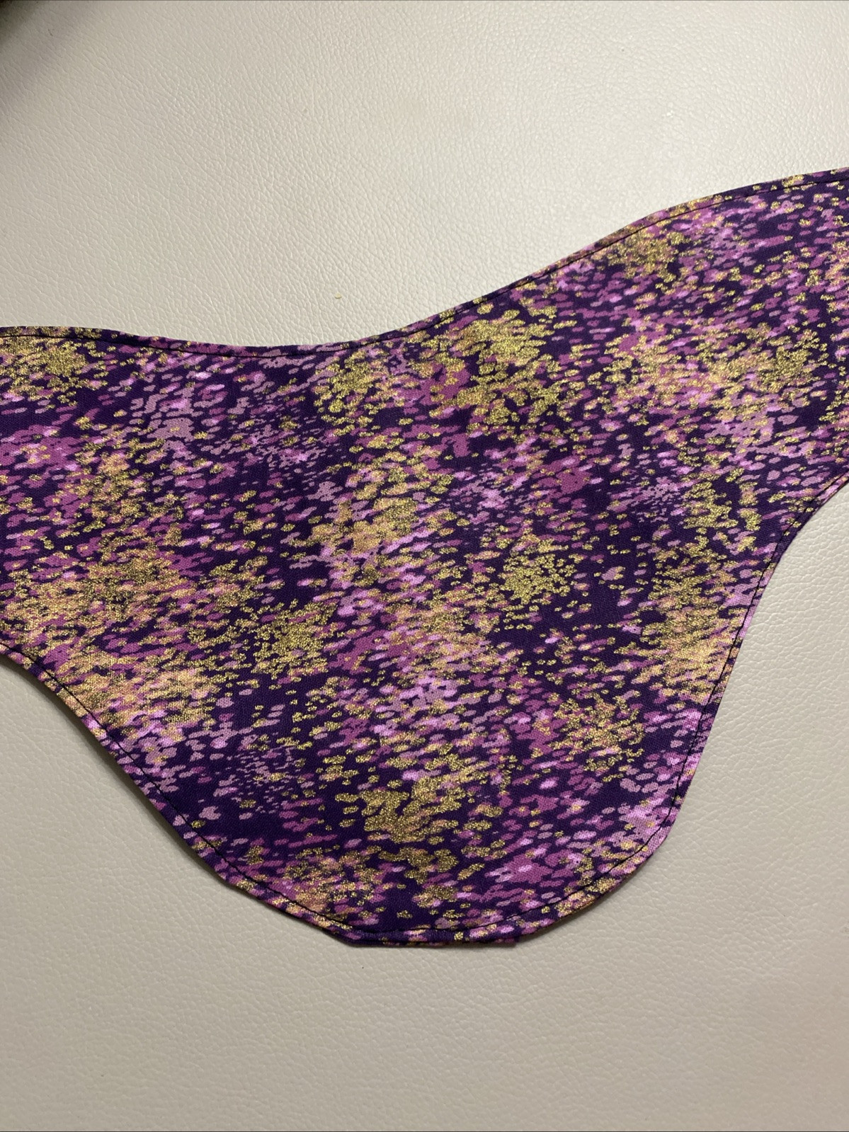 washable thyroid shield cover Abstract Print With Metallic Glimmer Unisex