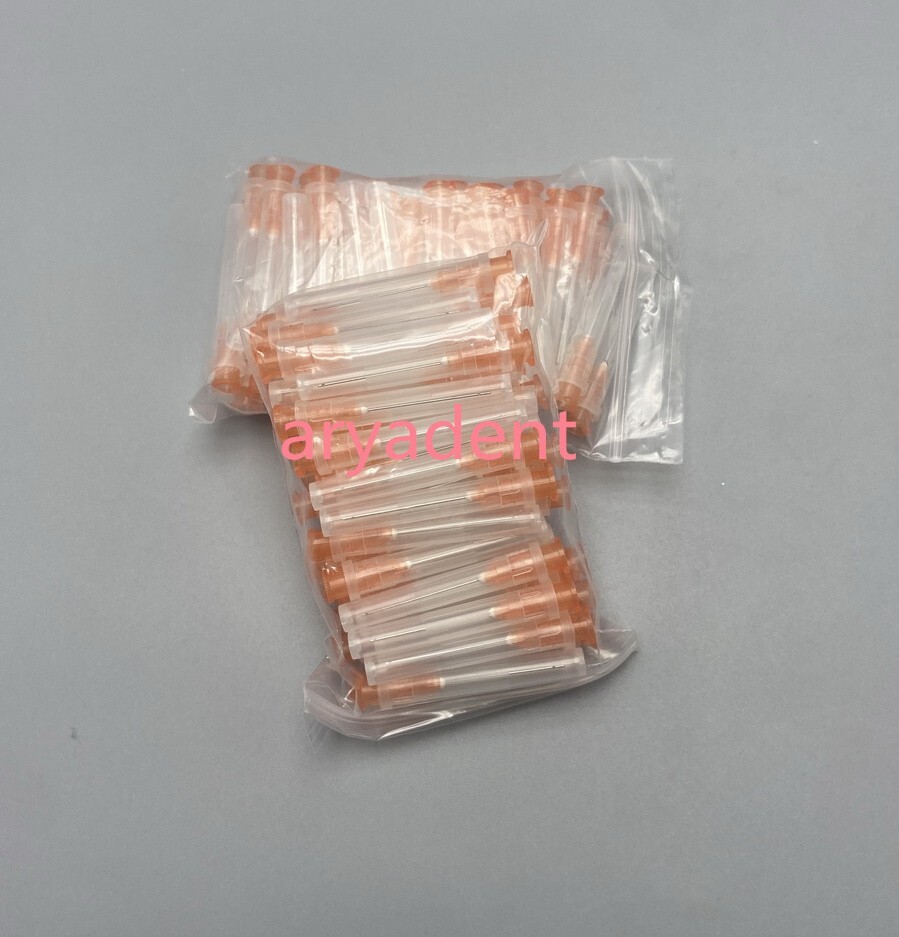 Dental Endo Irrigation Needle Disposable Syringe Tip 25/27/30GA Double Side Vent