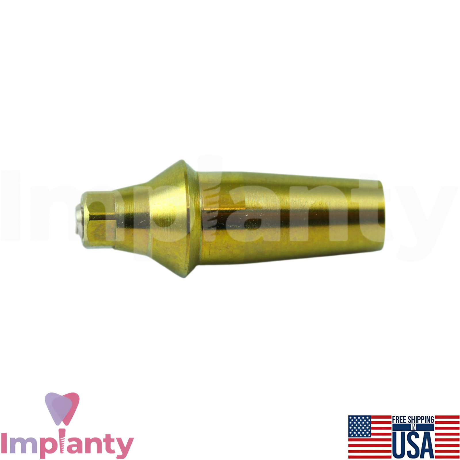 Esthetic Titanium Snap-On Transfer Dental Prosthetic Conical NP Active Hex
