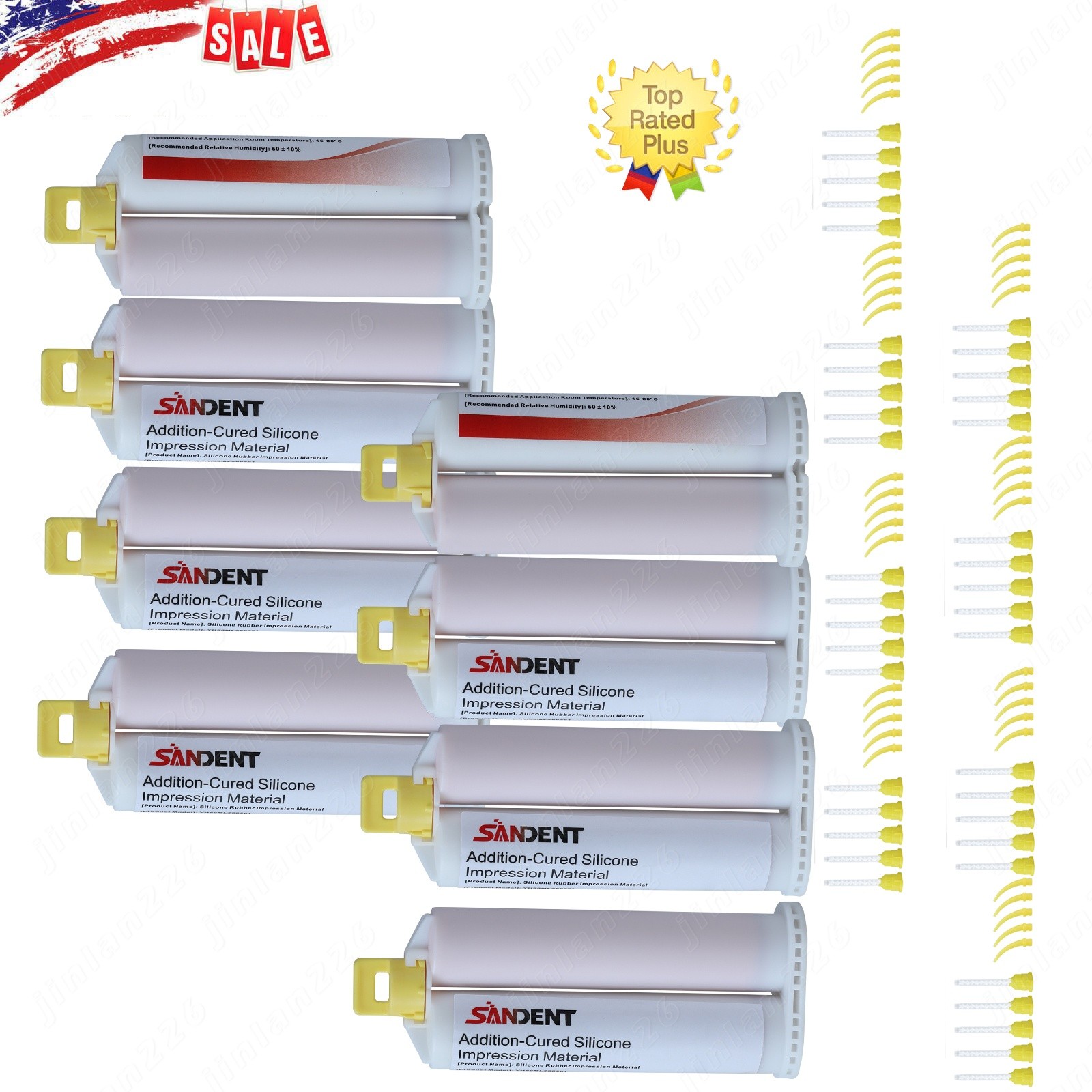 New Dental Impression Material Light Body Fast Rapid Set VPS 50 ml Cartridges