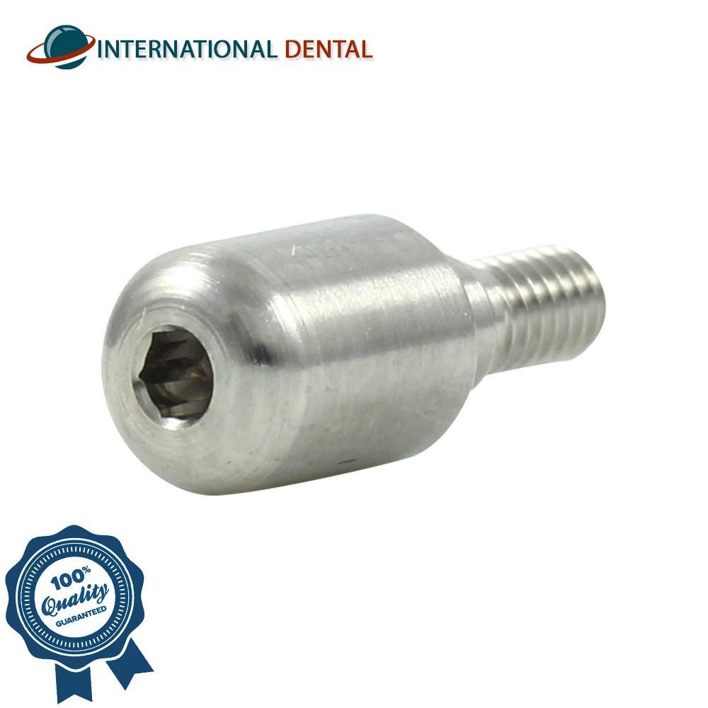 10 Dental Fixture Titanium Healing Cap Narrow Platform Ø3.8mm Int Hex 2.42mm